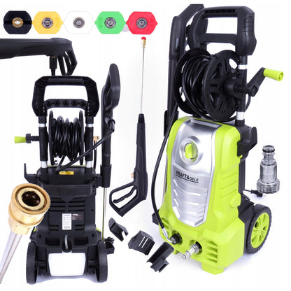 eGOSPODARi.ro Aparat de spalat cu presiune, 2500W, 5L/min, Accesorii incluse, KRAFT Profi K423, Poza2