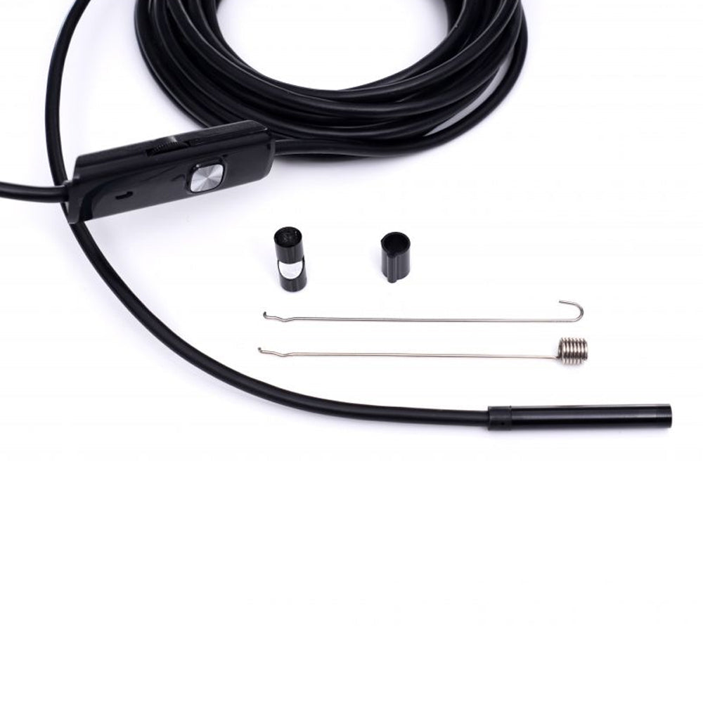 eGOSPODARi.ro Camera digitala endoscopica pentru inspectie orificii, iluminare LED, mufe conectare la PC sau Telefon, KRAFT Profi K10412, Poza3