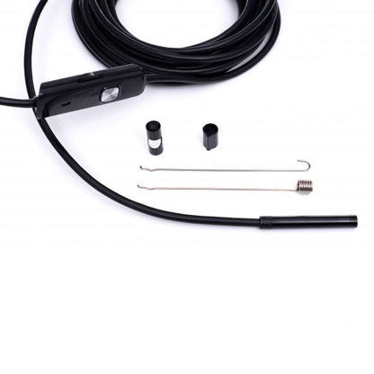 eGOSPODARi.ro Camera digitala endoscopica pentru inspectie orificii, iluminare LED, mufe conectare la PC sau Telefon, KRAFT Profi K10412, Poza3