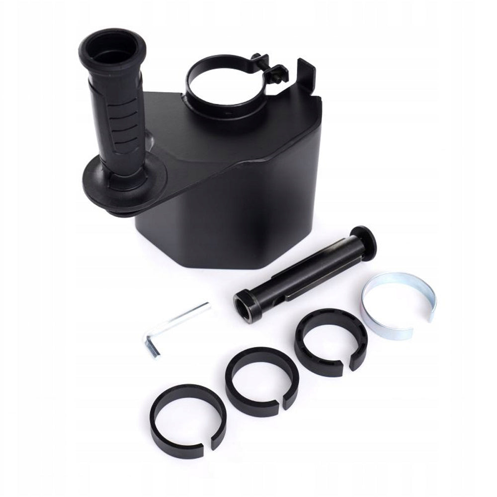 eGOSPODARi.ro-Capac aspirare polizor unghiular pentru finisaj lemn VOKNER 10787, 125mm-1-2-3