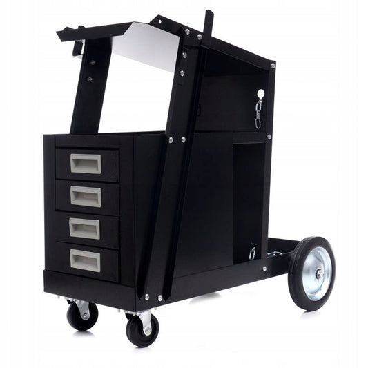 eGOSPODARi.ro Carucior pentru aparate de sudura, rafturi scule incluse, max. 75kg, KRAFT Profi K374, Poza1