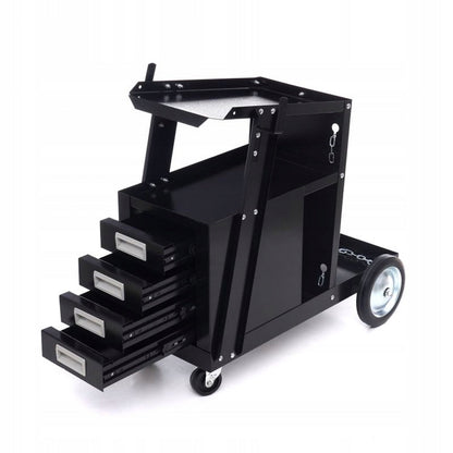 eGOSPODARi.ro Carucior pentru aparate de sudura, rafturi scule incluse, max. 75kg, KRAFT Profi K374, Poza11