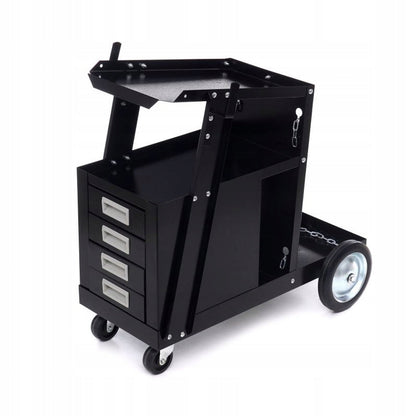eGOSPODARi.ro Carucior pentru aparate de sudura, rafturi scule incluse, max. 75kg, KRAFT Profi K374, Poza10