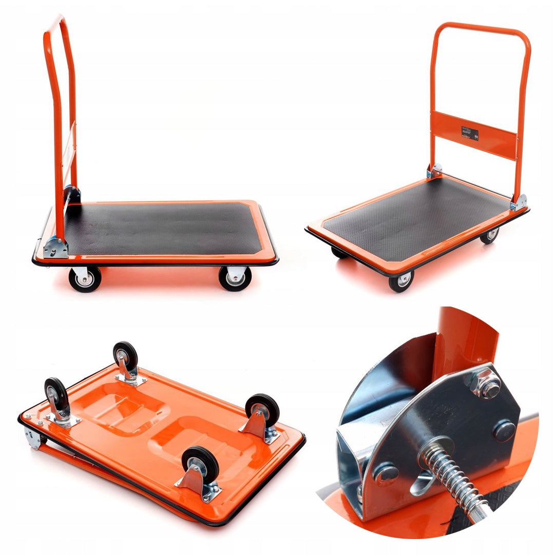 eGOSPODARi.ro Carucior platforma de transport marfa, pliabil, max. 300kg, KRAFT Profi K3090, Poza6