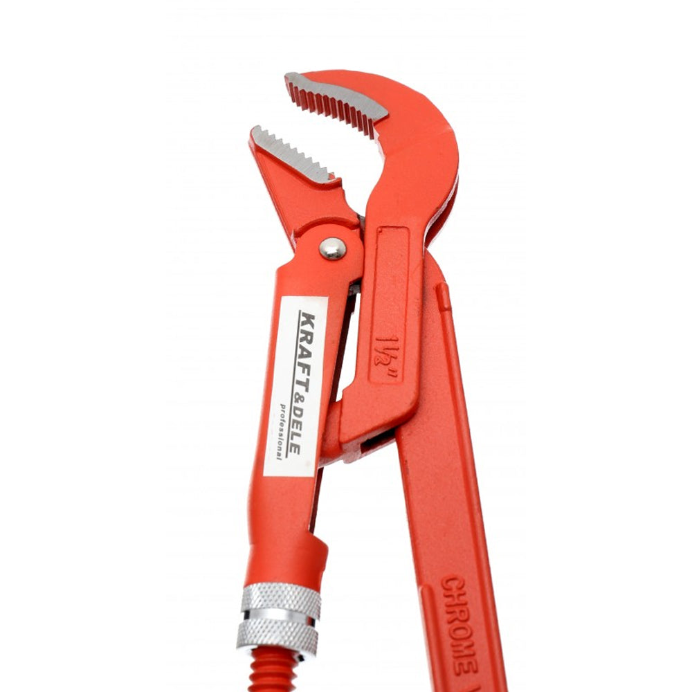 eGOSPODARi.ro Cheie suedeza instalatori, tip papagal cu surub, lungime 54cm, max. 2 toli, KRAFT Profi K10255, Poza4