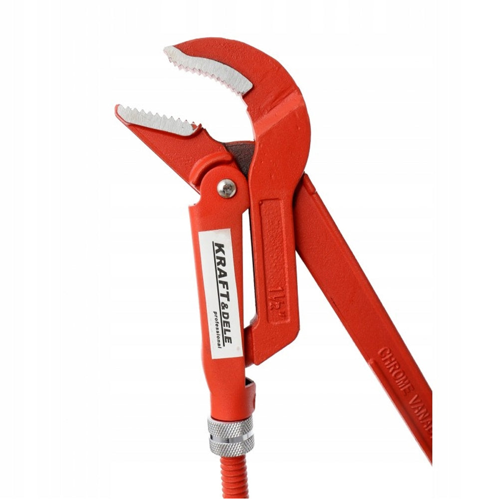 eGOSPODARi.ro Cheie suedeza instalatori, tip papagal cu surub, lungime 54cm, max. 2 toli, KRAFT Profi K10255, Poza6