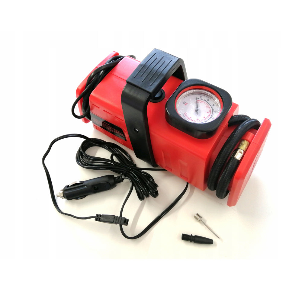 eGOSPODARi.ro-Compresor aer auto VOKNER 1489, 12V, 98W, debit aer 20l/min-1-2-3-4