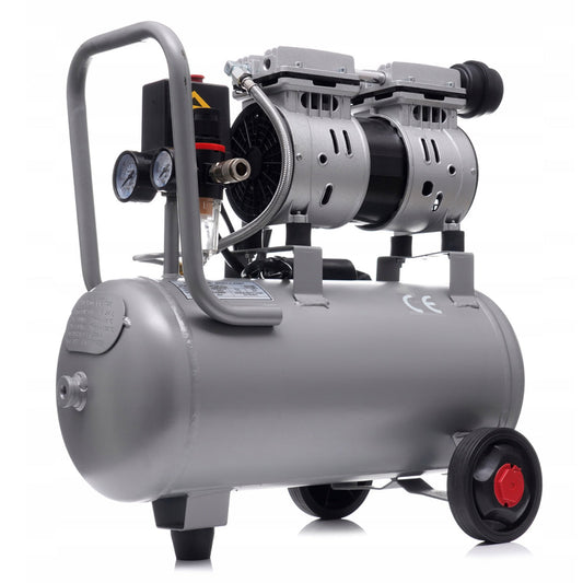 eGOSPODARi.ro Compresor aer fara ulei 24L, motor 1200W, pana la 8Bar si 220L/min, silentios, KRAFT Profi K1395, Poza3