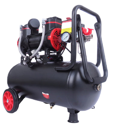 eGOSPODARi.ro Compresor aer fara ulei 24L, motor 1300W, pana la 8Bar si 220L/min, silentios,  KRAFT Profi K1390, Poza1