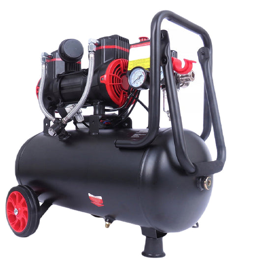 eGOSPODARi.ro Compresor aer fara ulei 24L, motor 1300W, pana la 8Bar si 220L/min, silentios,  KRAFT Profi K1390, Poza1