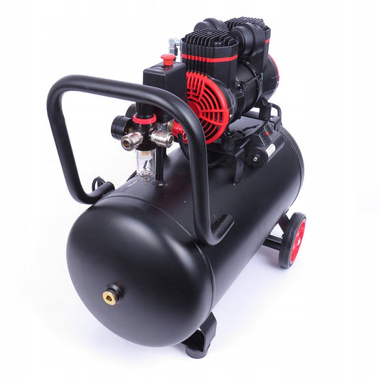 eGOSPODARi.ro Compresor aer fara ulei 50L, motor 1500W, pana la 8Bar si 290L/min, silentios, KRAFT Profi K1391, Poza3