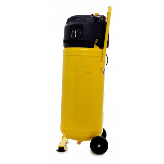 eGOSPODARi.ro Compresor aer fara ulei vertical 50L, motor 1500W, pana la 10Bar si 240L/min, silentios, KRAFT Profi K1418, Poza4
