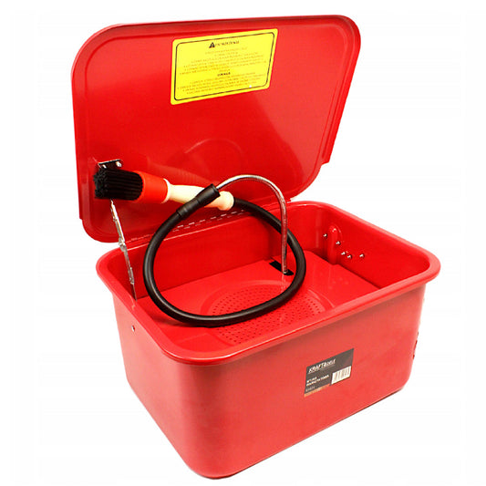eGOSPODARi.ro Dispozitiv de spalat si degresat piese auto cu pompare electrica lichid curatare, rezervor 15L, KRAFT Profi K424, Poza2