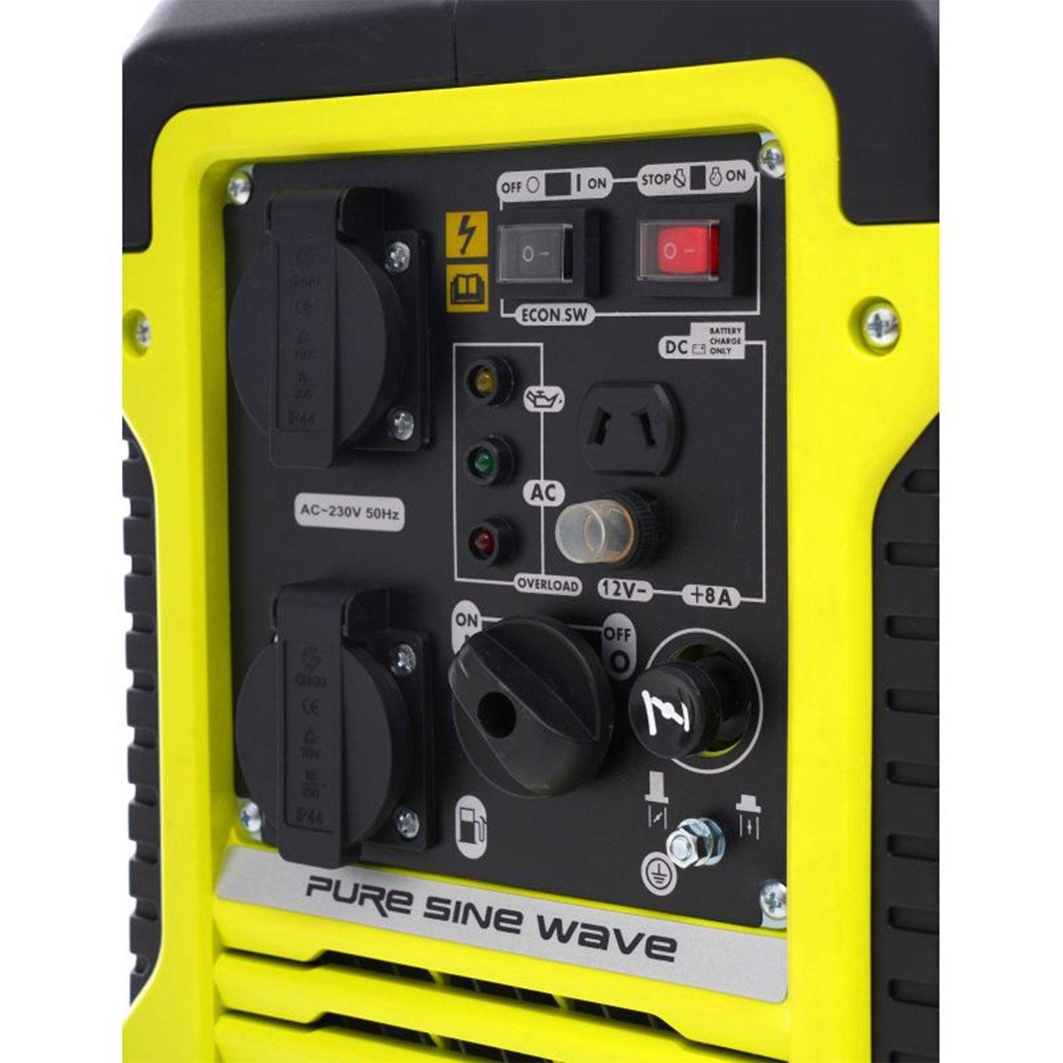 eGOSPODARi.ro Generator curent electric monofazic silentios, max. 1900W, stabilizator tensiune (AVR), KRAFT Profi K133, Poza10
