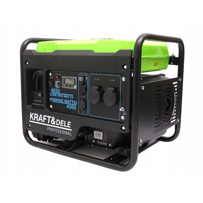 eGOSPODARi.ro Generator curent electric monofazic, motor pe benzina in 4 timpi, stabilizator tensiune (AVR), KRAFT Profi K688, Poza2
