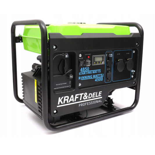 eGOSPODARi.ro Generator curent electric monofazic, motor pe benzina in 4 timpi, stabilizator tensiune (AVR), KRAFT Profi K688, Poza3