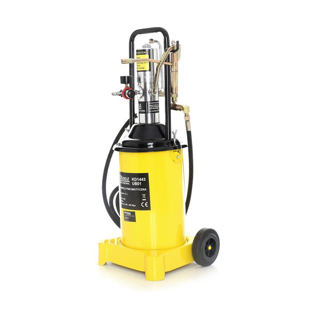 eGOSPODARi.ro Gresor pneumatic capacitate 12l, profesional, pentru vaselina si unsori, KRAFT Profi K1443, Poza3