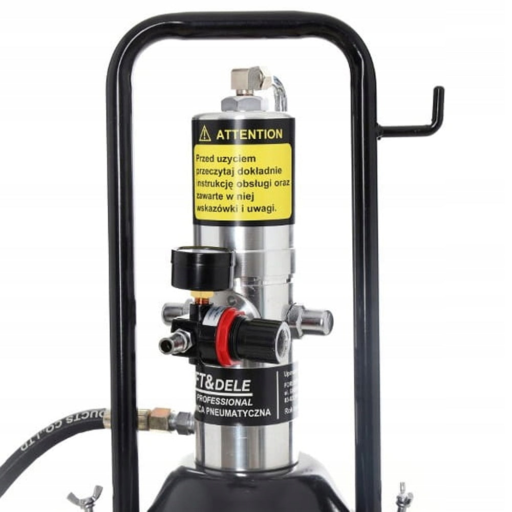 eGOSPODARi.ro Gresor pneumatic capacitate 12l, profesional, pentru vaselina si unsori, KRAFT Profi K1443, Poza7