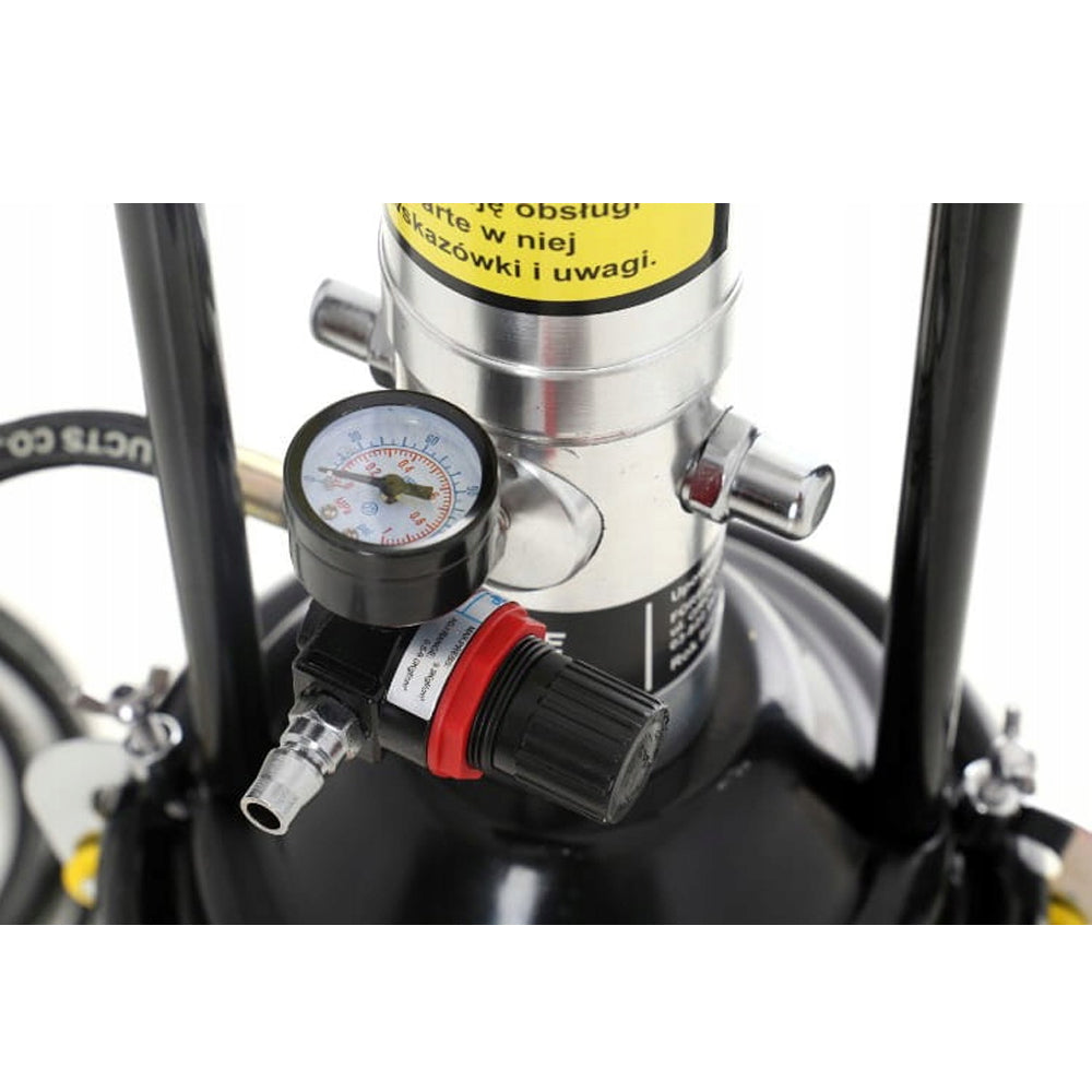eGOSPODARi.ro Gresor pneumatic capacitate 12l, profesional, pentru vaselina si unsori, KRAFT Profi K1443, Poza8