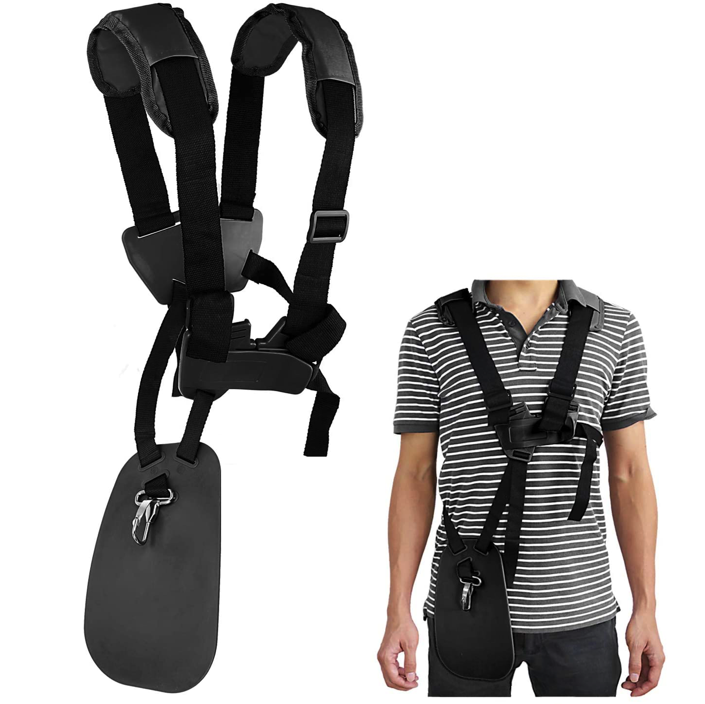 eGOSPODARi.ro % Ham motocoasa tip rucsac, Negru, Universal