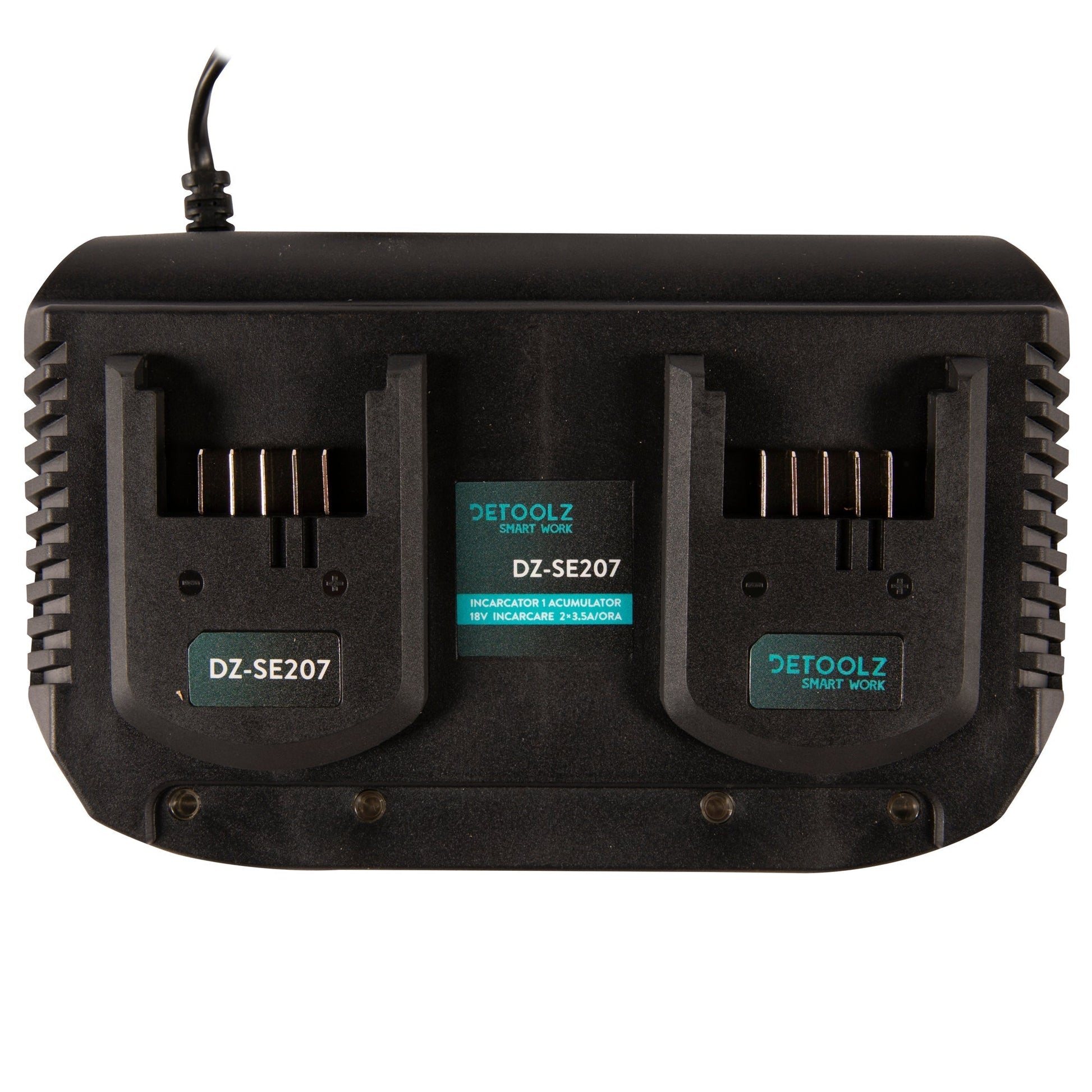 eGOSPODARi.ro % Incarcator dublu pentru acumulatori 207, 18V, timp maxim de incarcare 37-113min