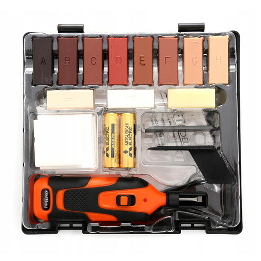 eGOSPODARi.ro Kit cu dispozitiv 3W pentru reparatii mobilier, include 18 elemente, culori variate, KRAFT Profi K981, Poza3