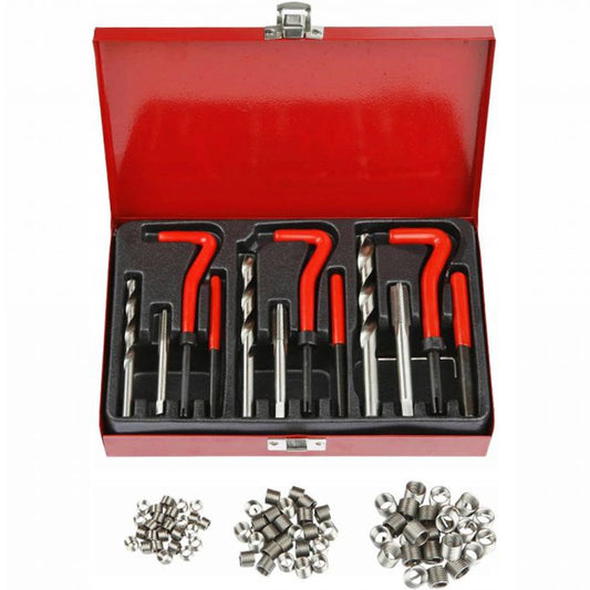 eGOSPODARi.ro Kit reparatie filete prin bucsare, contine 88 elemente, valiza de transport inclusa, KRAFT Profi K10591, Poza2