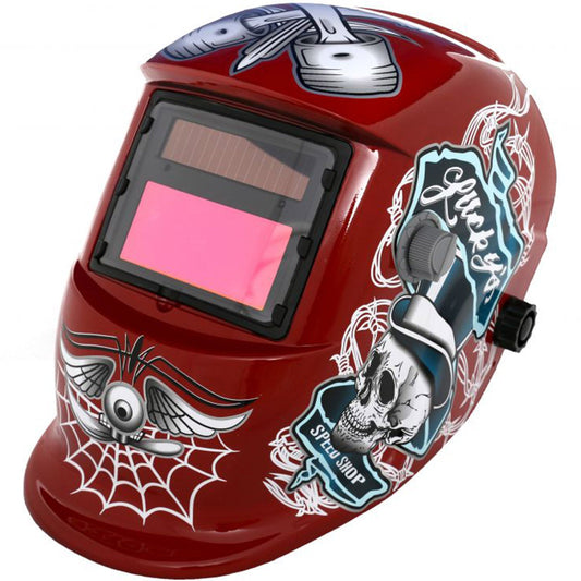 eGOSPODARi.ro Masca de sudura automata reglabila, RED, cu autointunecare, KRAFT Profi K883, Poza3