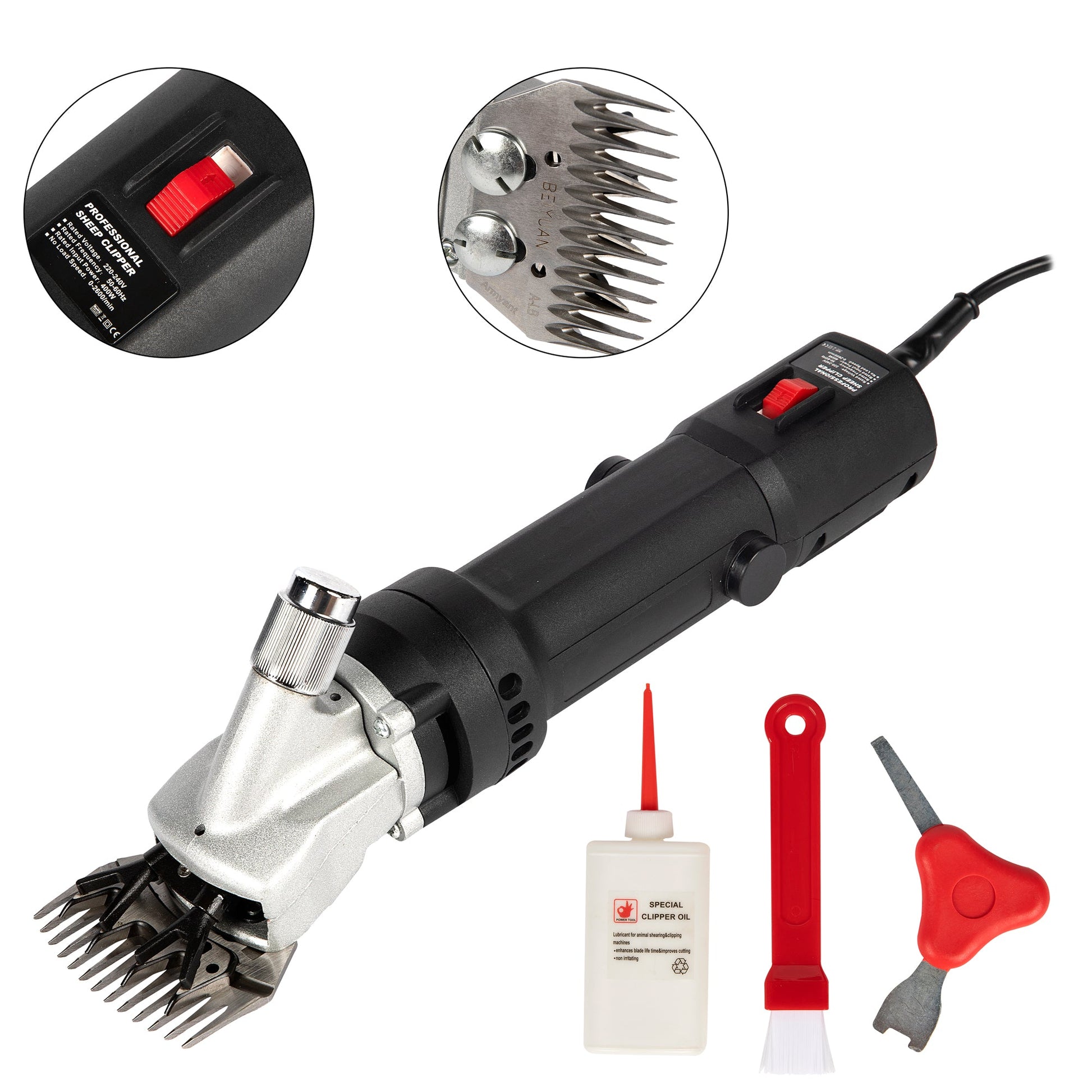 eGOSPODARi.ro % Masina de tuns oi, 400W, Accesorii Incluse
