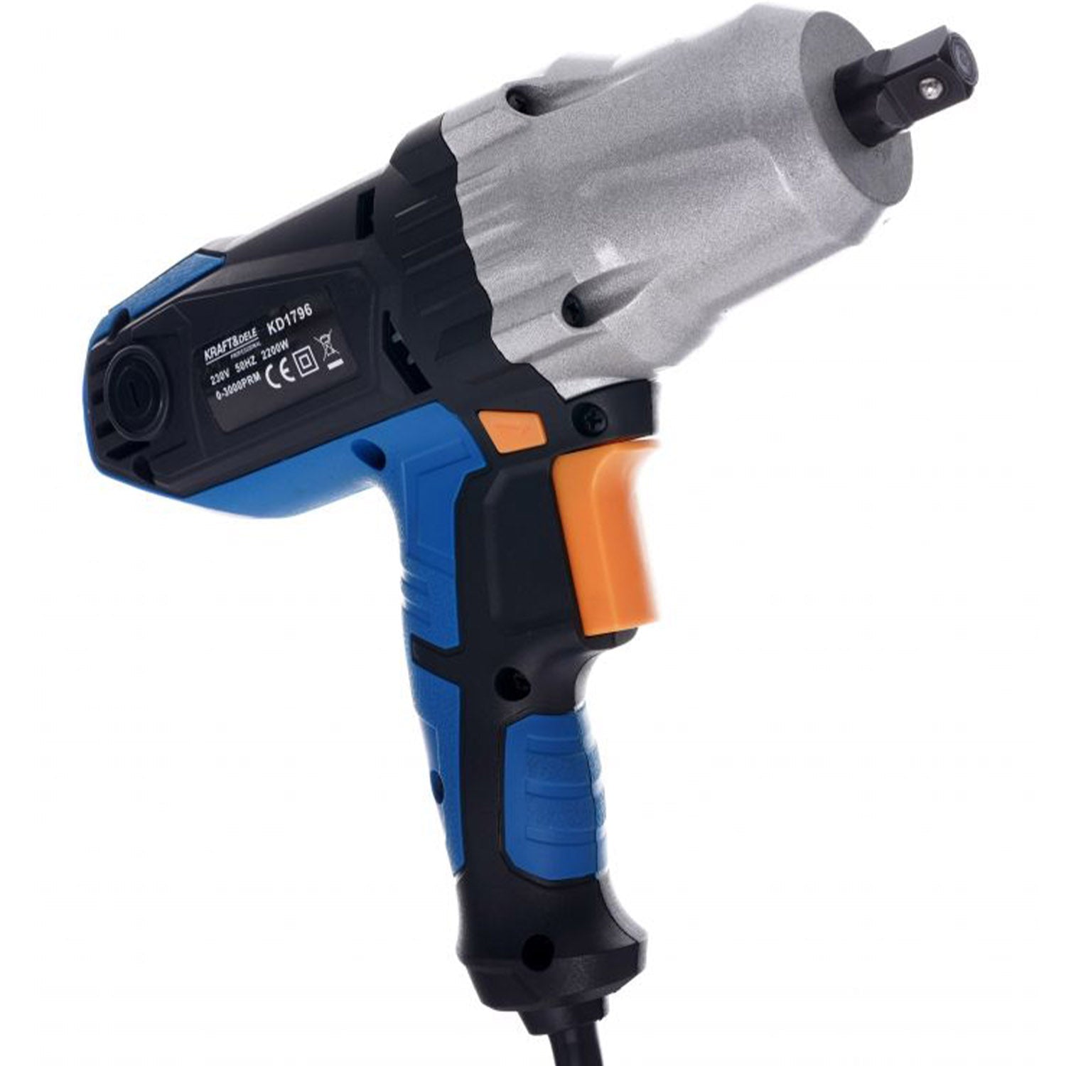 eGOSPODARi.ro Masina electrica insurubat cu impact 2200W, 4 tubulare incluse, 3000 RPM, KRAFT Profi K1796, Poza6