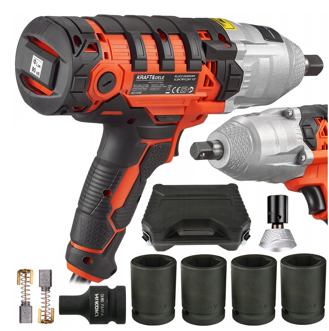 eGOSPODARi.ro Masina insurubat (cheie de impact) electrica 2200W, 3600RPM, include 4 tubulare, KRAFT Profi K1556, Poza1