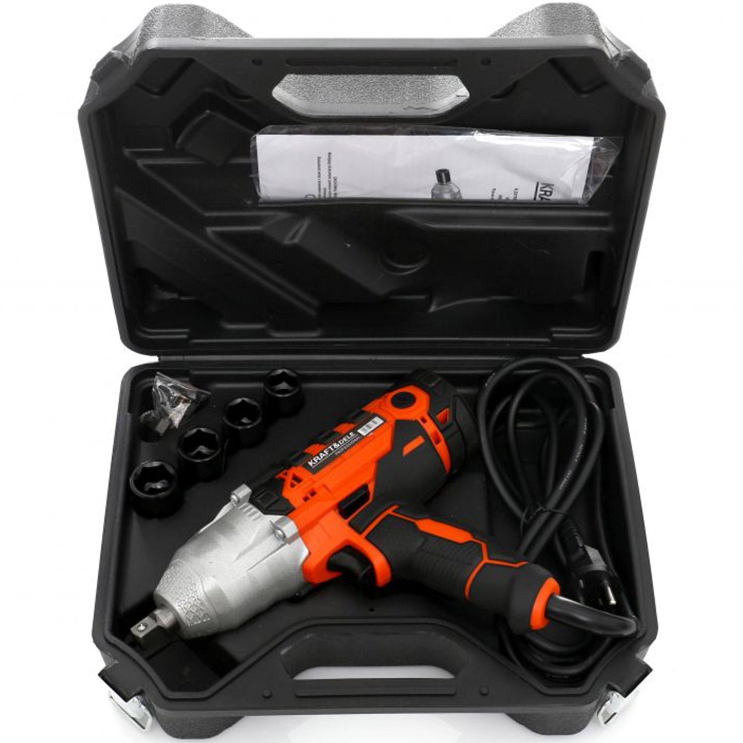 eGOSPODARi.ro Masina insurubat (cheie de impact) electrica 2200W, 3600RPM, include 4 tubulare, KRAFT Profi K1556, Poza10