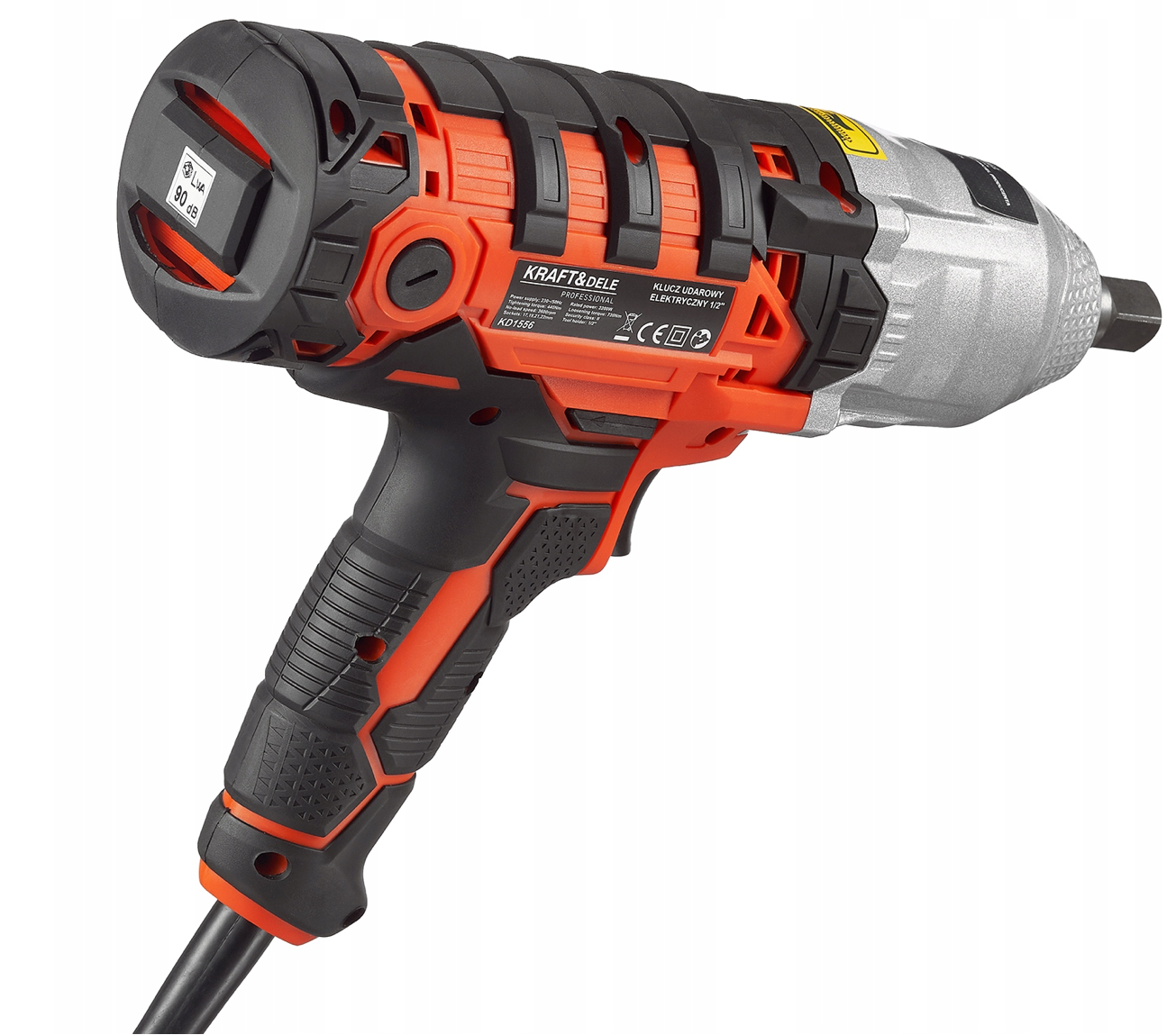 eGOSPODARi.ro Masina insurubat (cheie de impact) electrica 2200W, 3600RPM, include 4 tubulare, KRAFT Profi K1556, Poza8