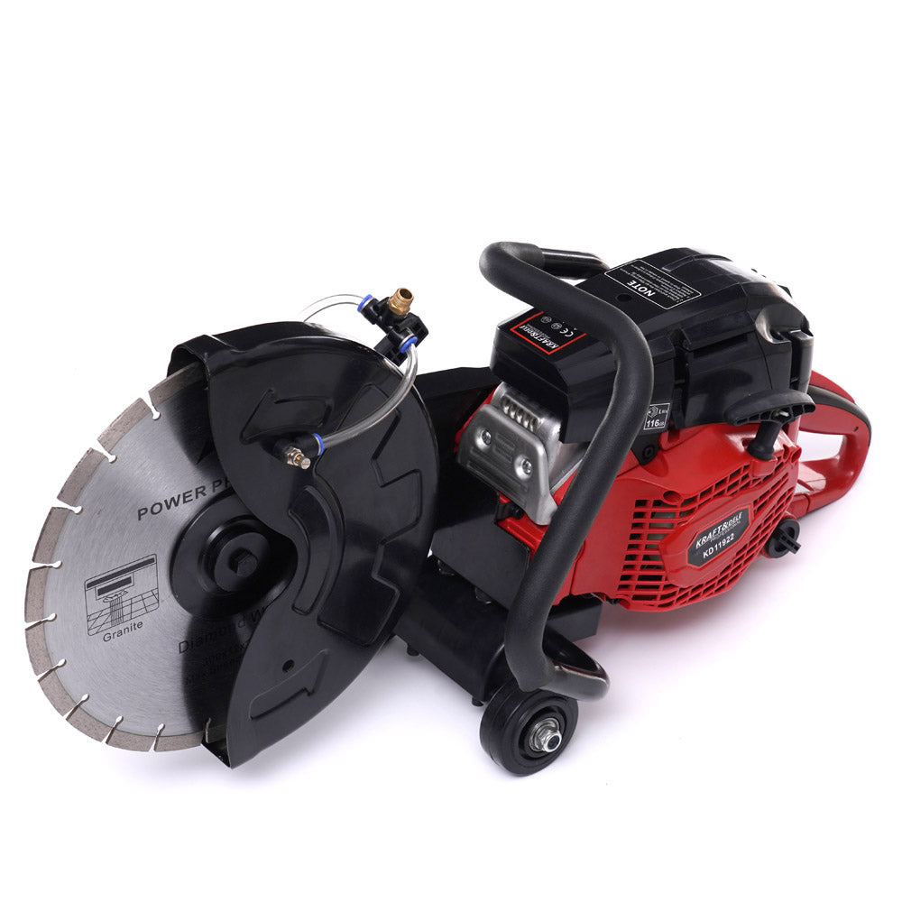 eGOSPODARi.ro Masina taiat caneluri in zidarie, motor pe benzina 3CP, 4900RPM, adancime max. 105mm, KRAFT Profi K11922, Poza14