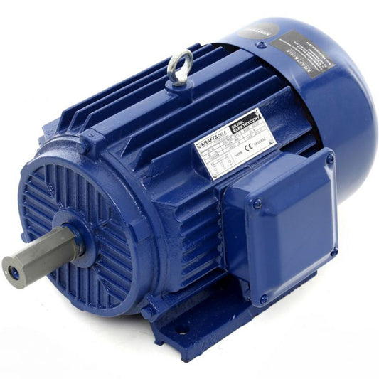 eGOSPODARi.ro Motor electric trifazat 4KW, 1440RPM, carcasa fonta,  KRAFT Profi K1817, Poza1