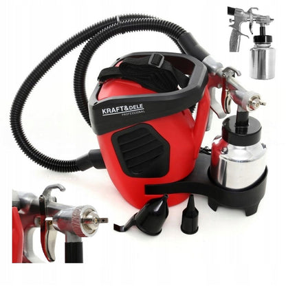 eGOSPODARi.ro Pistol de vopsit electric 600W, D1.8 mm, rezervor 1000ml, KRAFT Profi K1652, Poza1