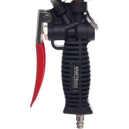 eGOSPODARi.ro Pistol pneumatic pentru umflare roti, cu furtun si manometru, KRAFT Profi K1366, Poza3