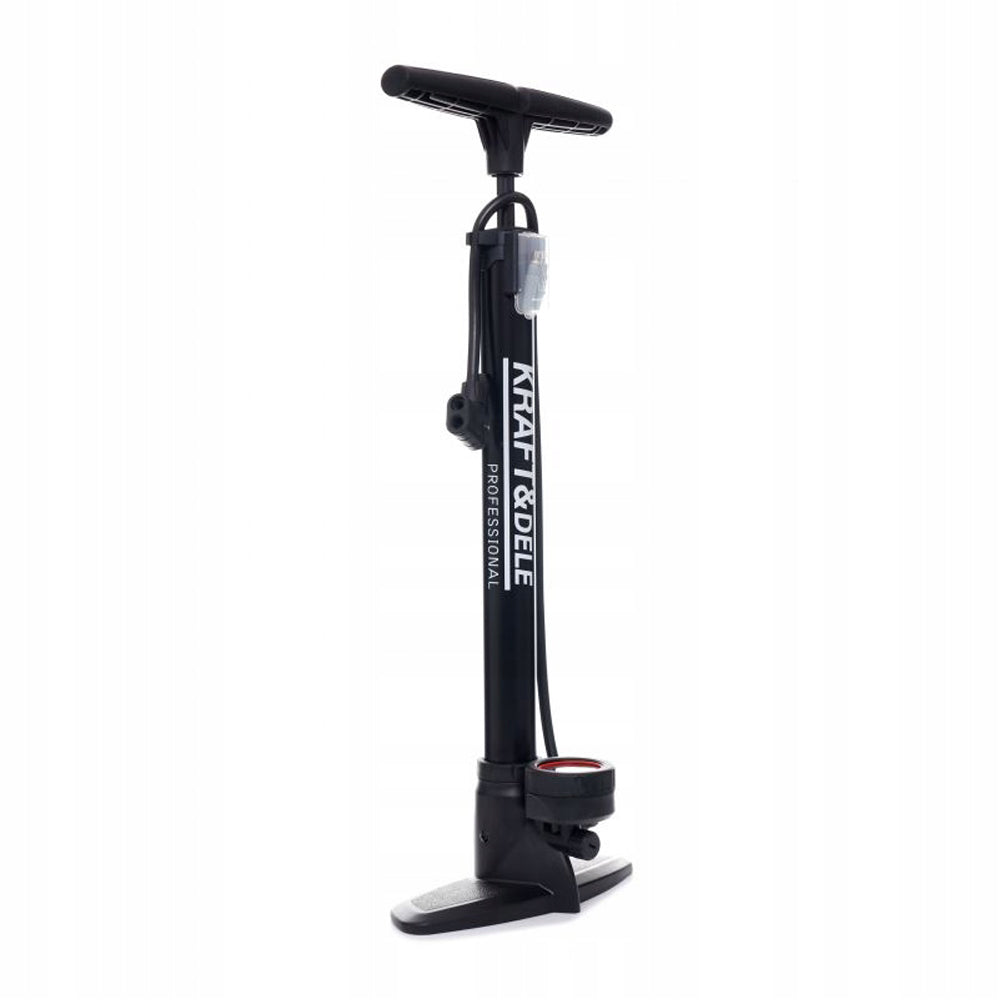 eGOSPODARi.ro Pompa Bicicleta cu indicator presiune, inaltime 47cm, cap umflare dublu universal, KRAFT Profi K11826, Poza3