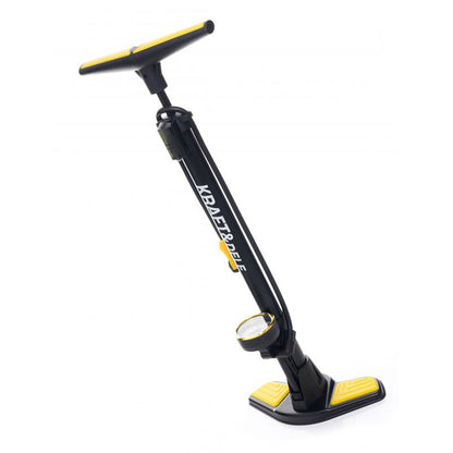 eGOSPODARi.ro Pompa Bicicleta cu indicator presiune, inaltime 53cm, cap umflare dublu universal, KRAFT Profi K11825, Poza2