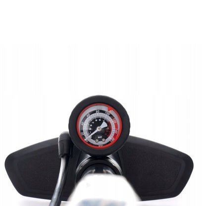 eGOSPODARi.ro Pompa Bicicleta cu indicator presiune, inaltime 47cm, cap umflare dublu universal, KRAFT Profi K11826, Poza7
