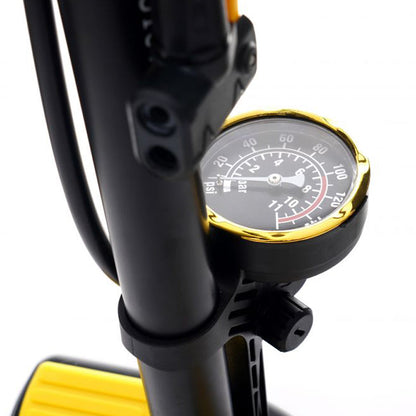 eGOSPODARi.ro Pompa Bicicleta cu indicator presiune, inaltime 53cm, cap umflare dublu universal, KRAFT Profi K11825, Poza8