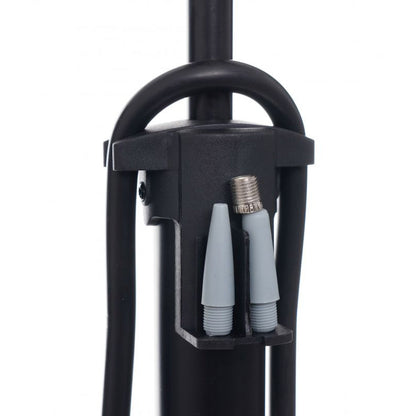 eGOSPODARi.ro Pompa Bicicleta cu indicator presiune, inaltime 53cm, cap umflare dublu universal, KRAFT Profi K11825, Poza11