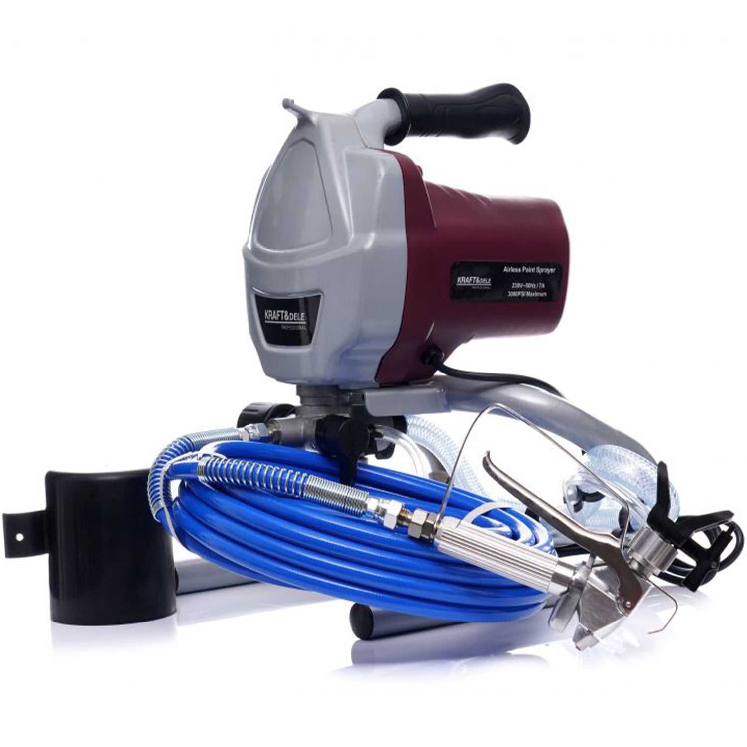 eGOSPODARi.ro Pompa electrica de vopsit air-less 1500W, Duza 0.38mm, KRAFT Profi K1747, Poza3