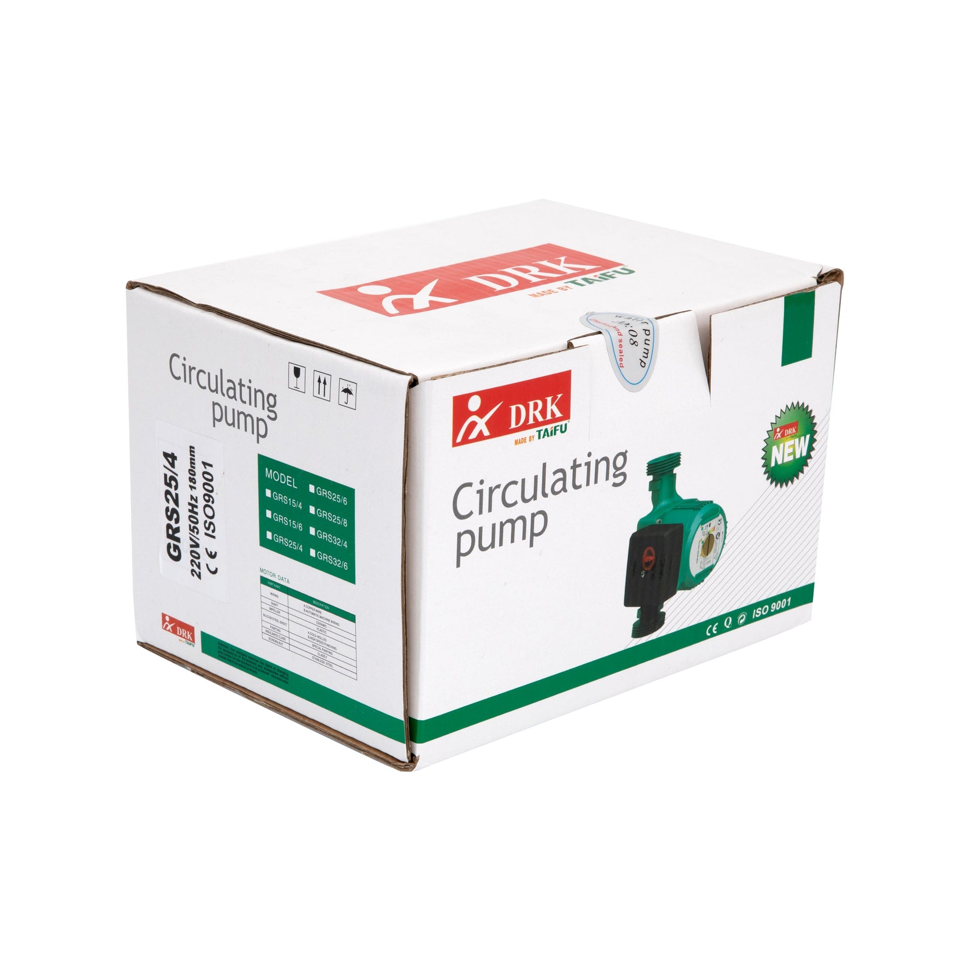 eGOSPODARi.ro % Pompa recirculare centrala DRK GRS 25/4, 88W, 50 l/min, 6 Bar