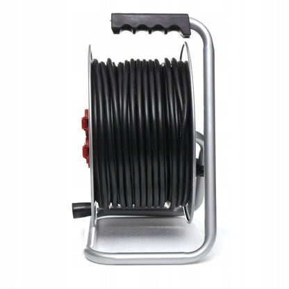 eGOSPODARi.ro Prelungitor electric lungime 30m, tambur derulare cu 4 prize incorporate, conductor 3x2.5mm, KRAFT Profi K4021, Poza5