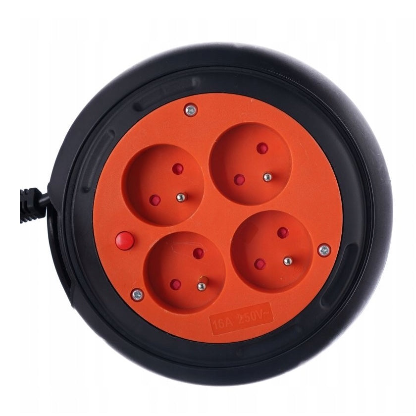 eGOSPODARi.ro Prelungitor electric lungime 6m cu 4 prize, conductor 3x1.5mm, KRAFT Profi K4038, Poza6