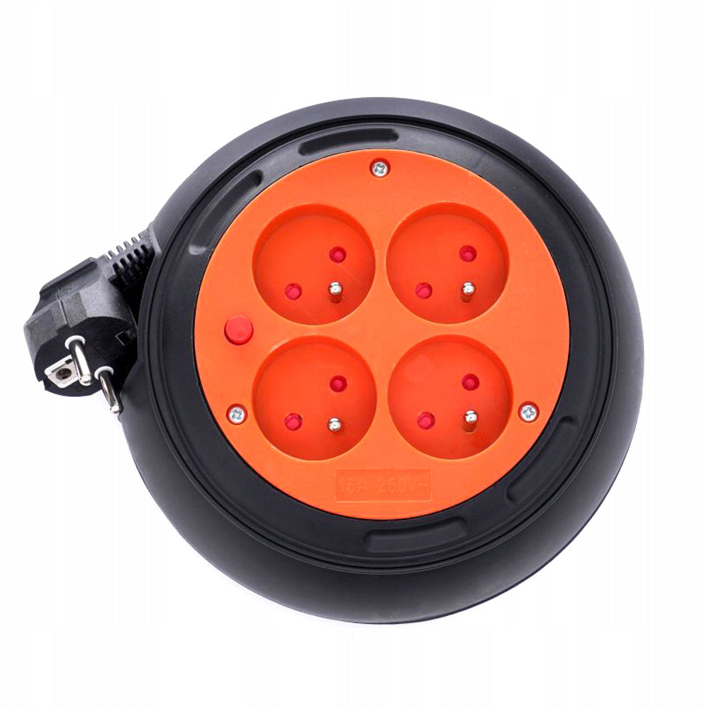 eGOSPODARi.ro Prelungitor electric lungime 6m cu 4 prize, conductor 3x1.5mm, KRAFT Profi K4038, Poza2
