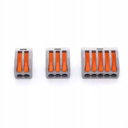 eGOSPODARi.ro SET 60buc conectori rapizi conductori (cabluri) pentru electricieni, KRAFT Profi K10496, Poza5