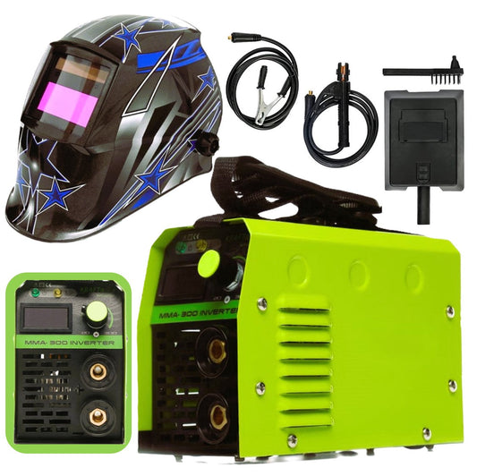 SET WeldEXPERT, Aparat Sudura 300A-MMA (1862) + Masca Automata Personalizata R-S (1891)