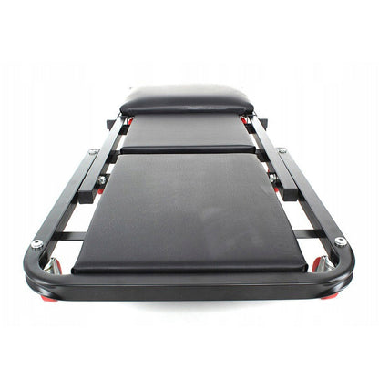eGOSPODARi.ro Scaun Atelier pliabil in Carucior cu roti tip PAT pentru service auto, KRAFT Profi K378, Poza3